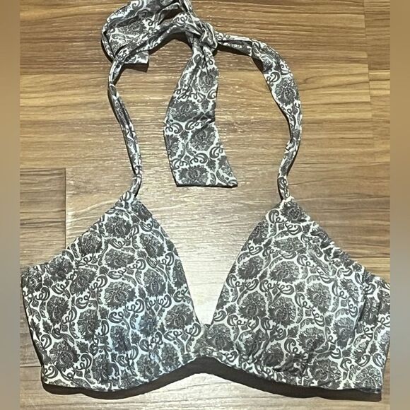 Bikini swim top Lands End size 8 boho print - Picture 1 of 5